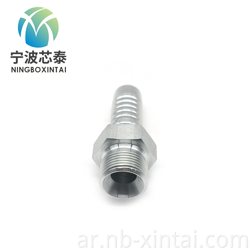 NPT الذكور الصلبة والدوار دفع هيدروليكي على الخراطيم والتجهيزات Comex DKOL DKOS Elbow Fitting Metric China تصنيع تجهيزات خرطوم الهيدروليكية خرطوم متري